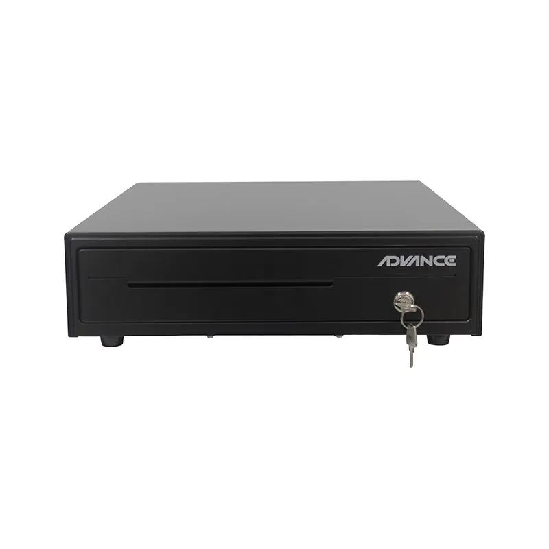 Caja para Efectivo Advance ADV-6406BK 5 Billetes 8 Monedas RJ11 24V Negro