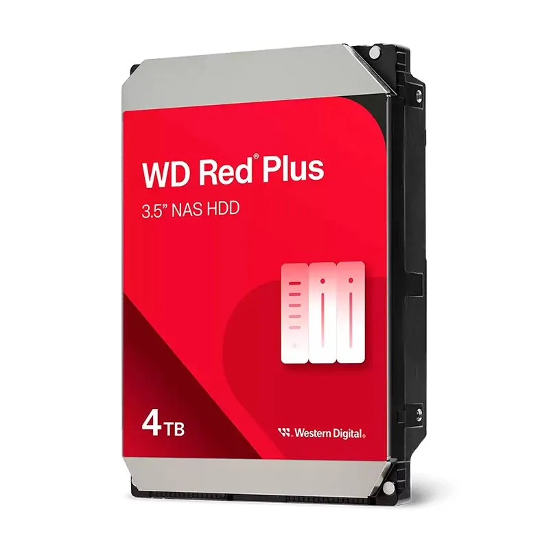 Disco Duro Western Digital WD Red Plus 4TB 3.5" SATA 5400 RPM para NAS