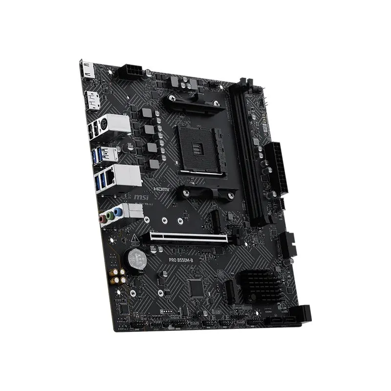 Placa Madre MSI PRO B550M-B AM4 B550 Micro-ATX DDR4 — foto 3