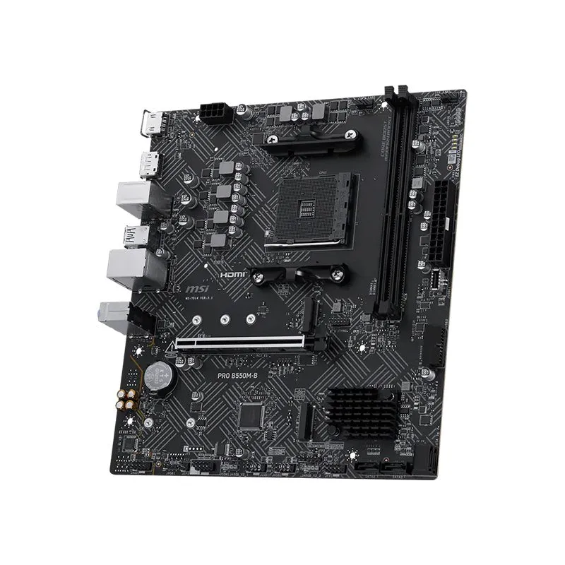 Placa Madre MSI PRO B550M-B AM4 B550 Micro-ATX DDR4 — foto 4