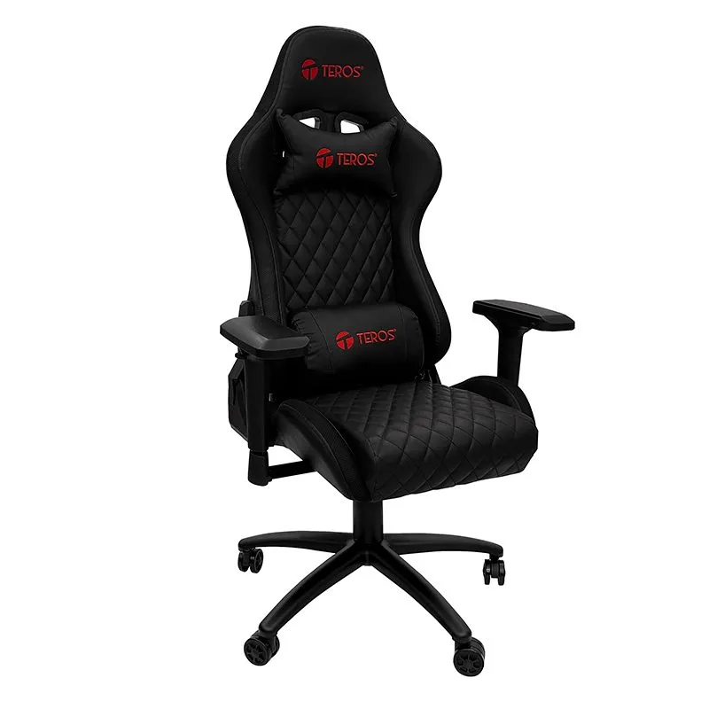 Silla Gamer Teros TE-8121N Reclinable 180 Grados Reposabrazos 4D