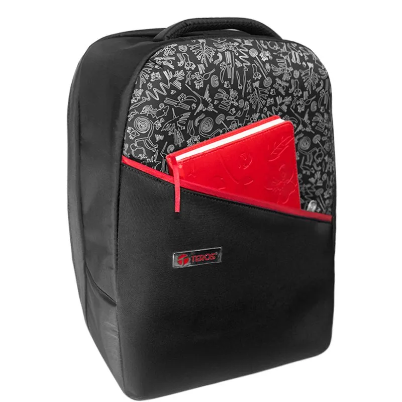 Mochila Teros Work Peruvian TE-ACS9024 Negro para Laptop de hasta 15.6" Antirrobo — foto 3
