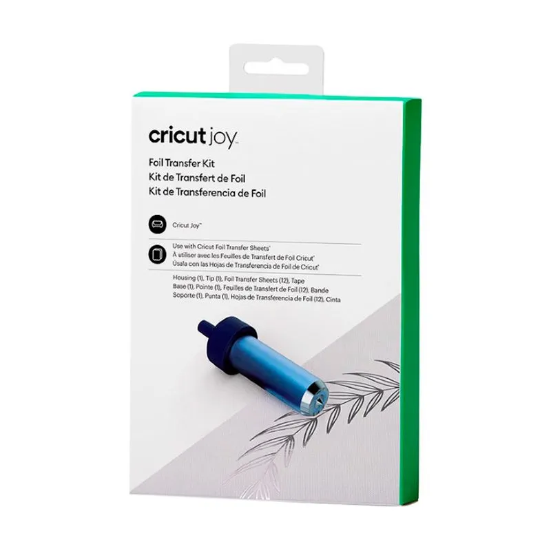 Kit de Transferencia para Foil Cricut Joy con 12 Láminas Plateadas — foto 2