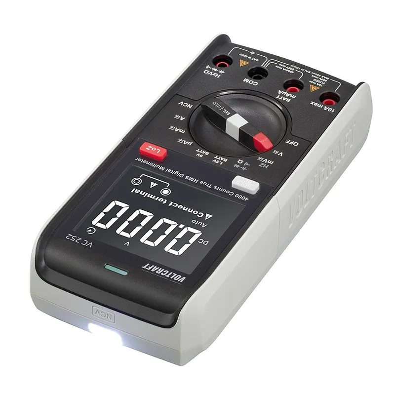 Multímetro Digital Voltcraft VC252 True RMS CAT III 600 V 4000 Cuentas