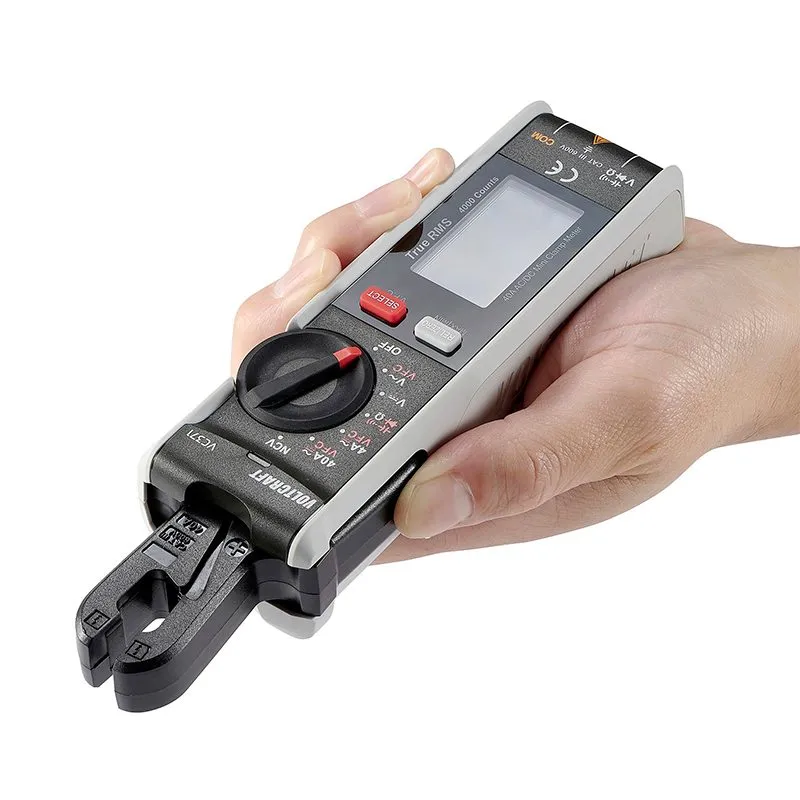 Pinza Amperimétrica Digital Voltcraft VC-371 True RMS 40 A CAT III 600 V — foto 3