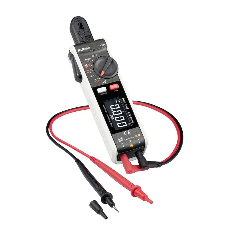 Pinza Amperimétrica Digital Voltcraft VC-371 True RMS 40 A CAT III 600 V — foto 2