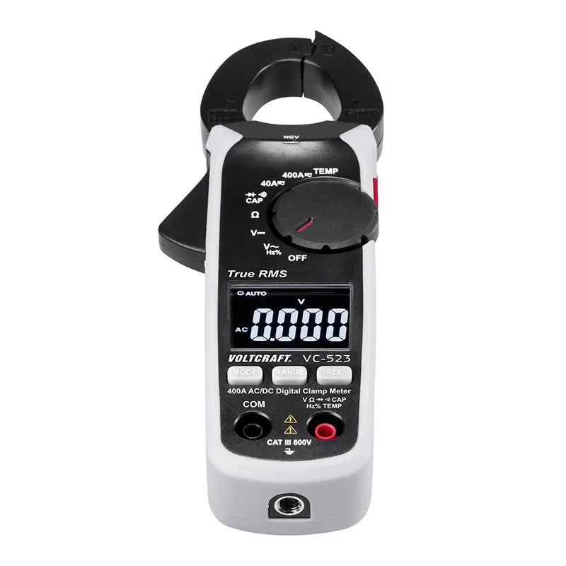 Pinza Amperimétrica Digital Voltcraft VC-523 True RMS CAT III 600 V — foto 3