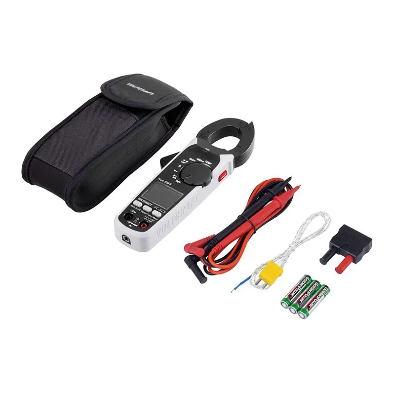 Pinza Amperimétrica Digital Voltcraft VC-523 True RMS CAT III 600 V — foto 6