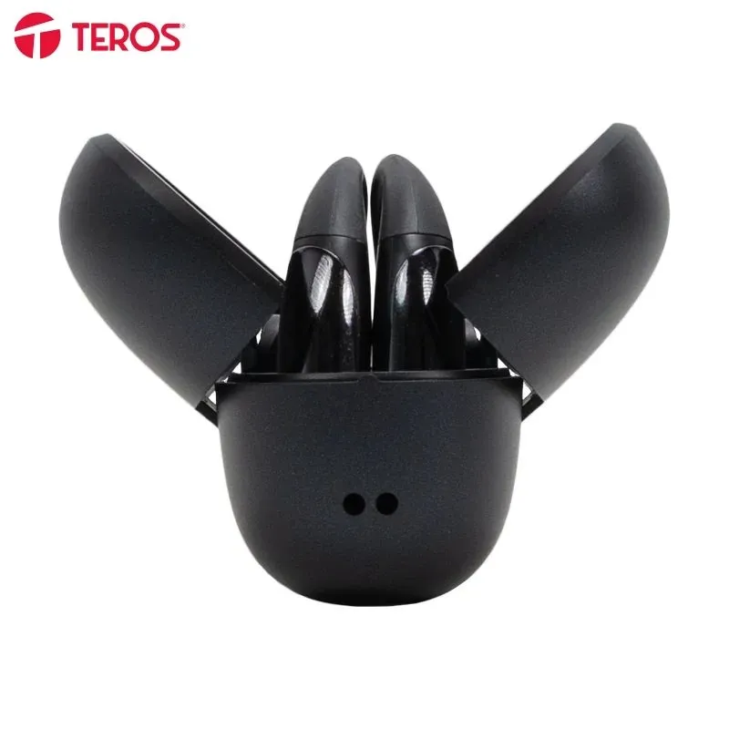 Audífonos Open-Ear Teros Auracity TE-80715N Bluetooth 5.4 Negro Traducción IA
