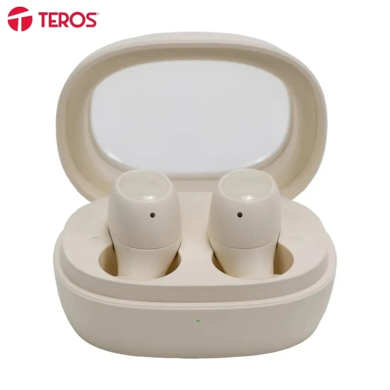 Audífonos Inalámbricos Teros Roambeats Ear TE-80718CR Bluetooth 5.4 Crema