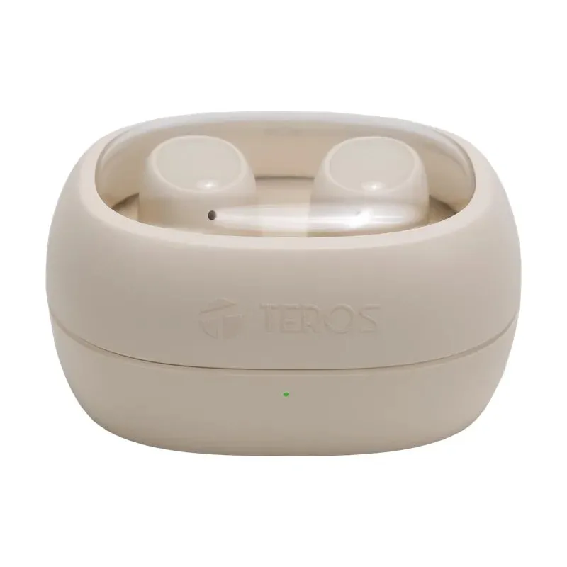 Audífonos Inalámbricos Teros Roambeats Ear TE-80718CR Bluetooth 5.4 Crema — foto 2