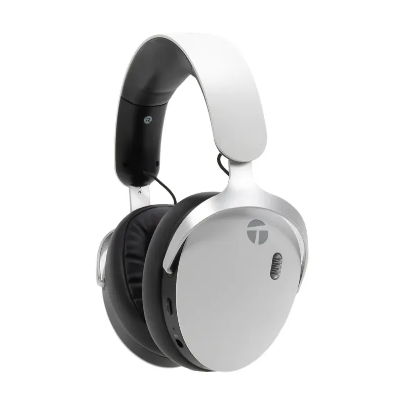 Audífonos Gamer Inalámbricos Teros TE-80720WBK Bluetooth 2.4G 3.5 mm RGB Blanco — foto 3