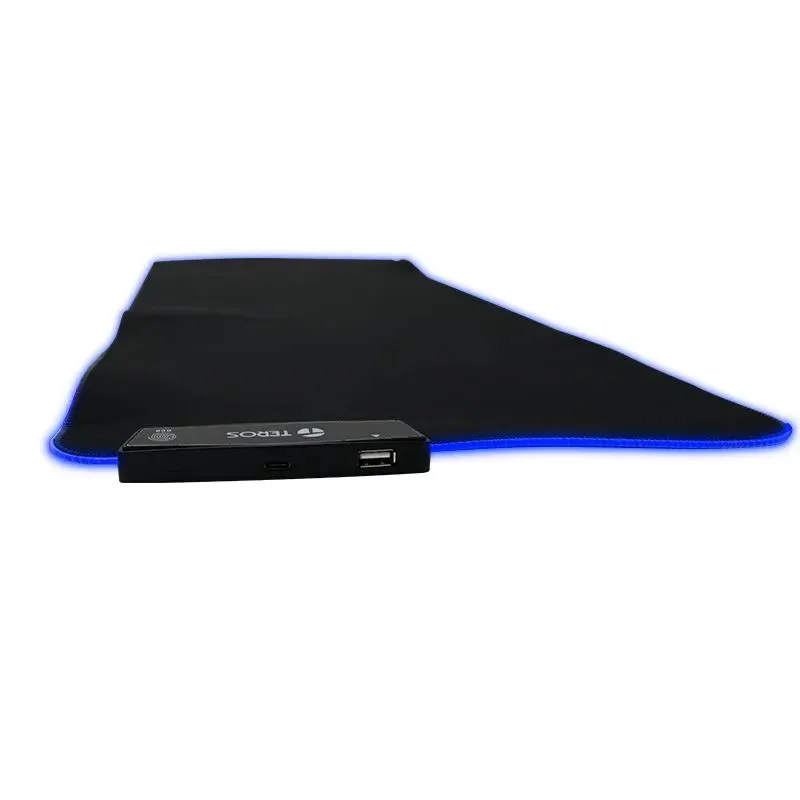 Mousepad Gamer Teros TE-3013G RGB 80 x 30 cm Negro — foto 2