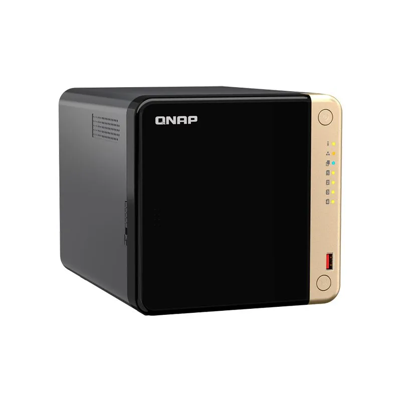 NAS QNAP TS-464-8G 4 Bahías Celeron N5095 8GB DDR4 2x 2.5GbE M.2 NVMe