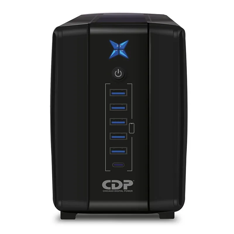 UPS CDP R-UPR1008i 1000 VA / 500 W Interactivo 220 V AVR 8 Tomas