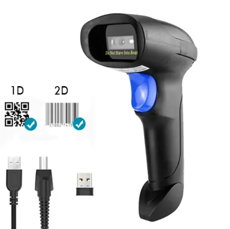 Lector de Código de Barras 2D Netum L8S Inalámbrico 2.4 GHz con Base