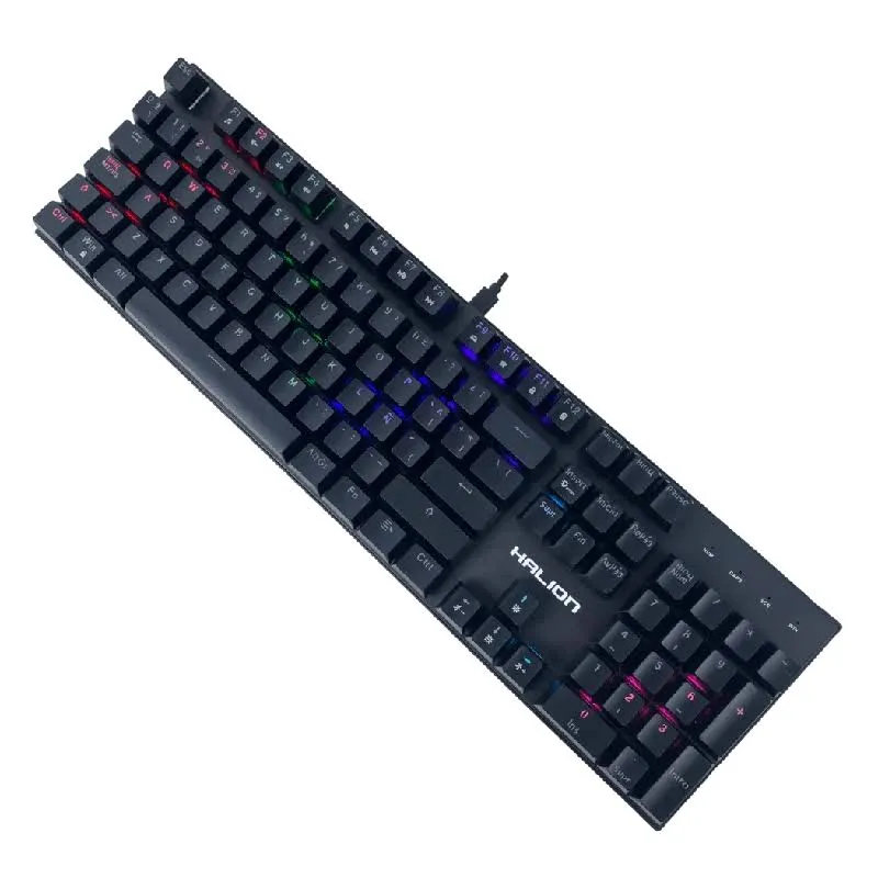 Teclado Halion Stellar HA-KG916 Mecánico Switch Blue Rainbow — foto 3