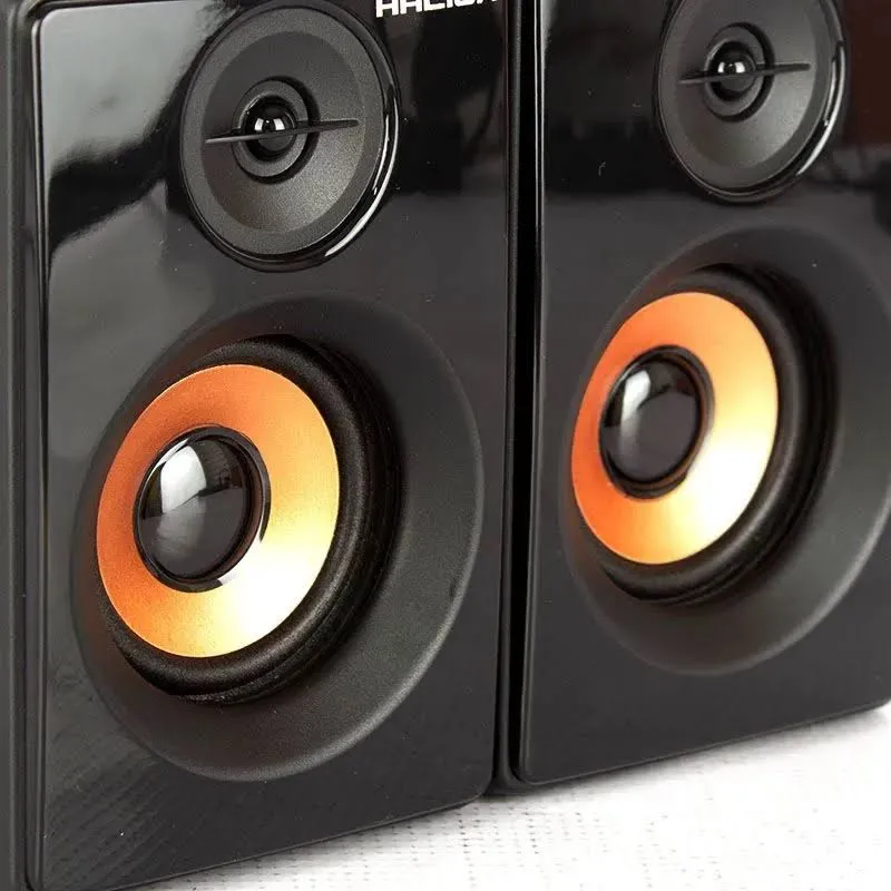 Parlantes Halion HA-S502 2.0 USB 8 W LED Multicolor — foto 2