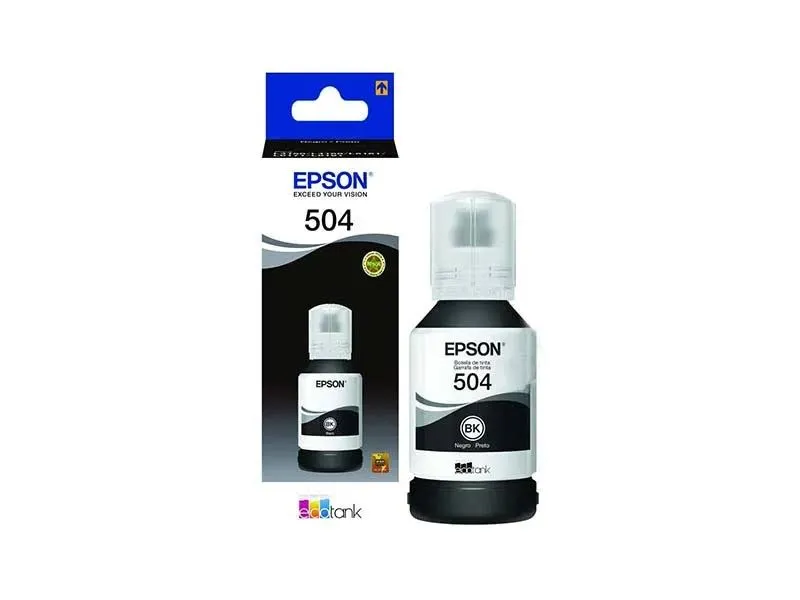Botella de Tinta Epson 504 T504120 Negro 127ml
