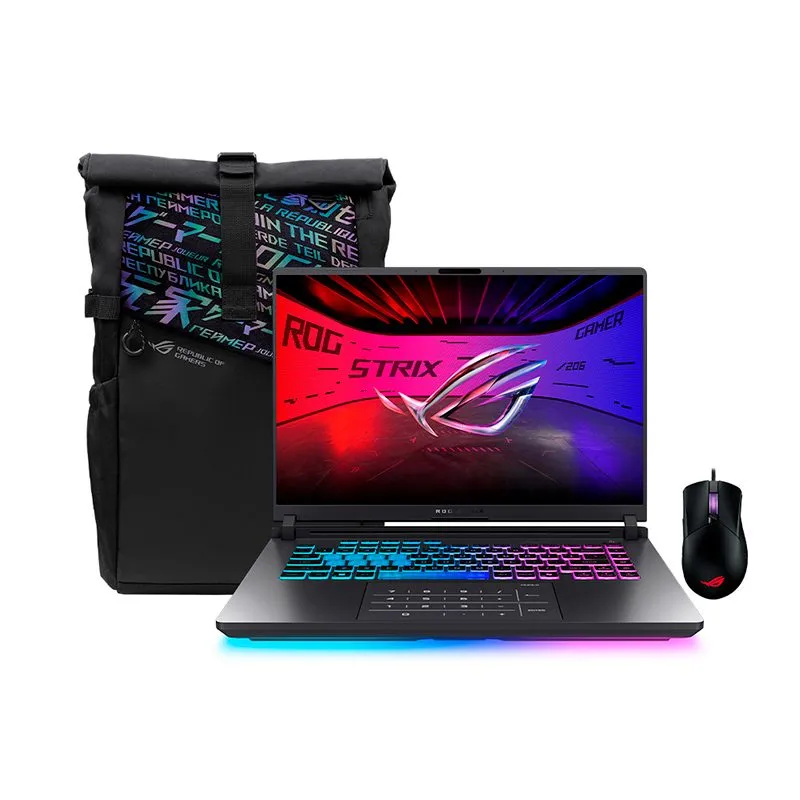 Laptop Gamer ASUS ROG Strix G16 G614FP 16" Ryzen 9 9955HX 16GB 1TB SSD RTX 5070