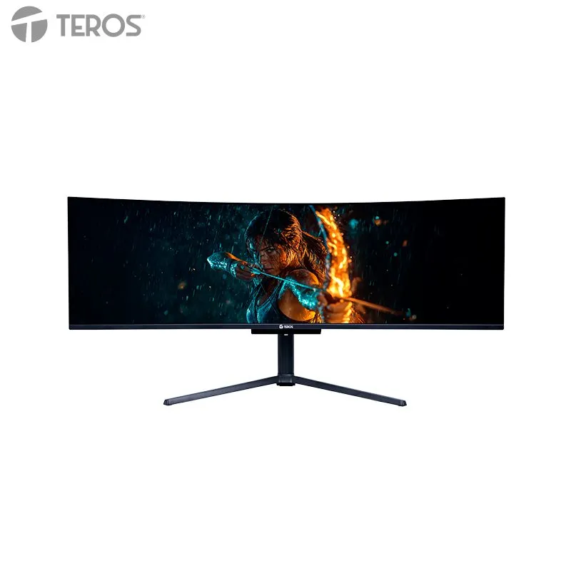 Monitor Gamer Curvo Teros TE-4921G 49" UWQHD QD-OLED 144Hz