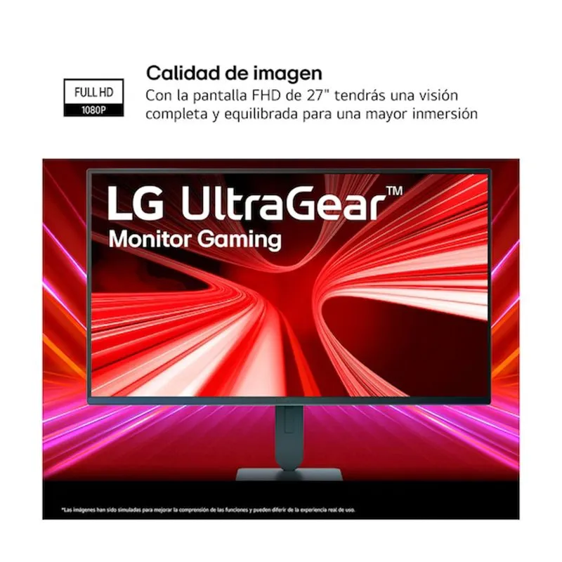 Monitor Gamer LG UltraGear G4 27G414B 27" FHD IPS 144Hz — foto 2
