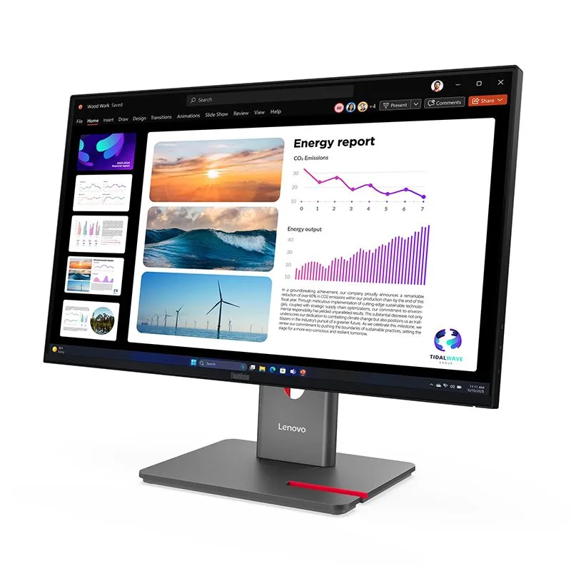 Monitor Lenovo ThinkVision P24q-40 23.8" QHD IPS 120Hz — foto 4