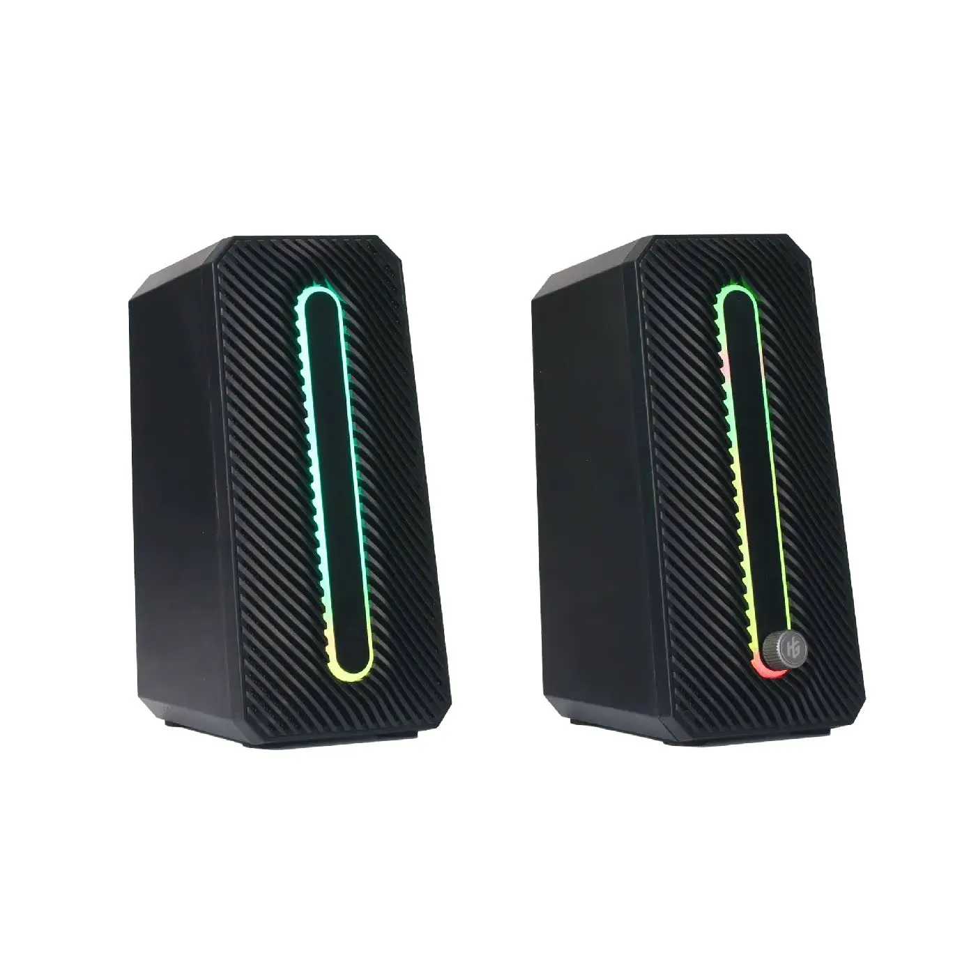 Parlantes Halion HA-S270 2.0 Bluetooth USB 10 W RGB — foto 2