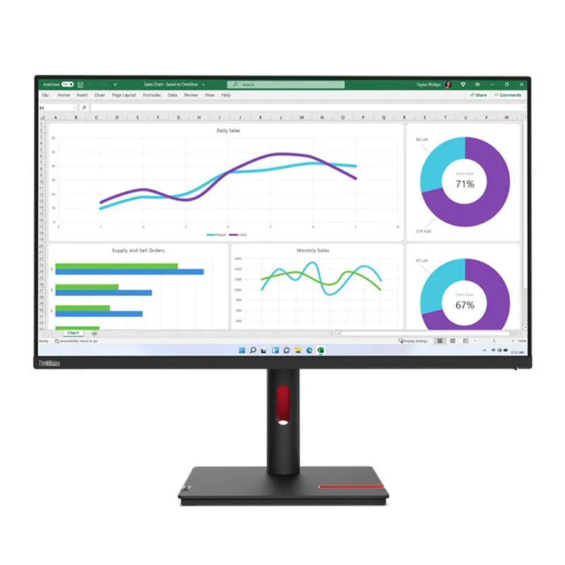 Monitor Lenovo ThinkVision T32h-30 31.5" QHD IPS
