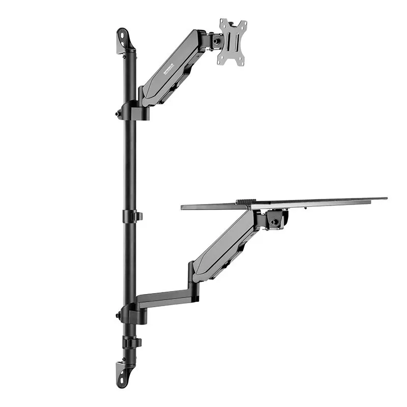 Soporte de Pared Speaka Professional SP-MM-710 Monitor 17" a 32" con Teclado y CPU — foto 2