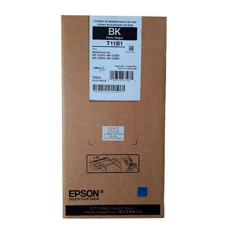 Bolsa de Tinta Epson T11B120 Negro 143ml para WorkForce Pro WF-C5810 — foto 2