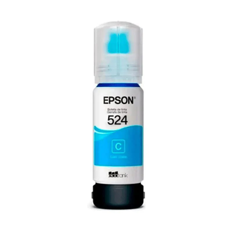 Botella de Tinta Epson 524 T524220 Cian