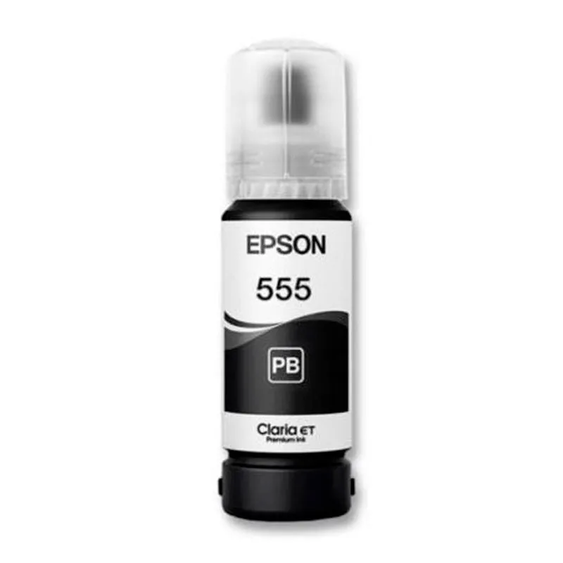 Botella de Tinta Epson 555 T555120 Negro Fotográfico