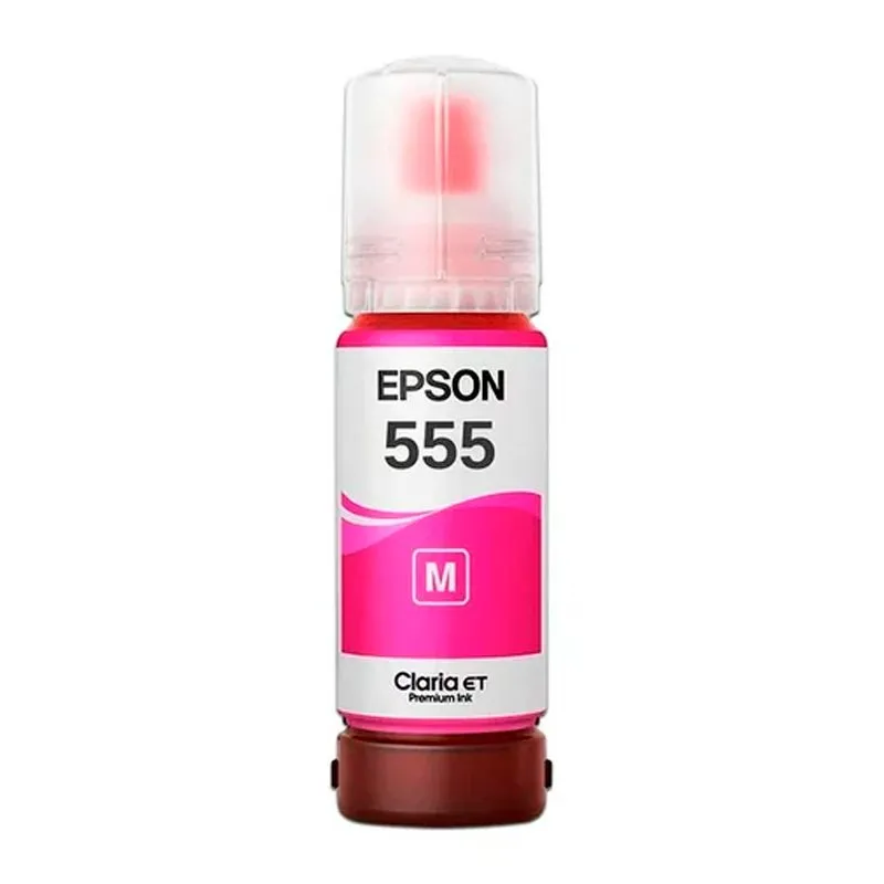 Botella de Tinta Epson 555 T555320 Magenta