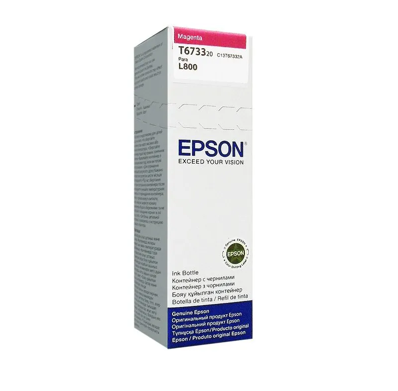 Botella de Tinta Epson 673 T673320 Magenta 70ml