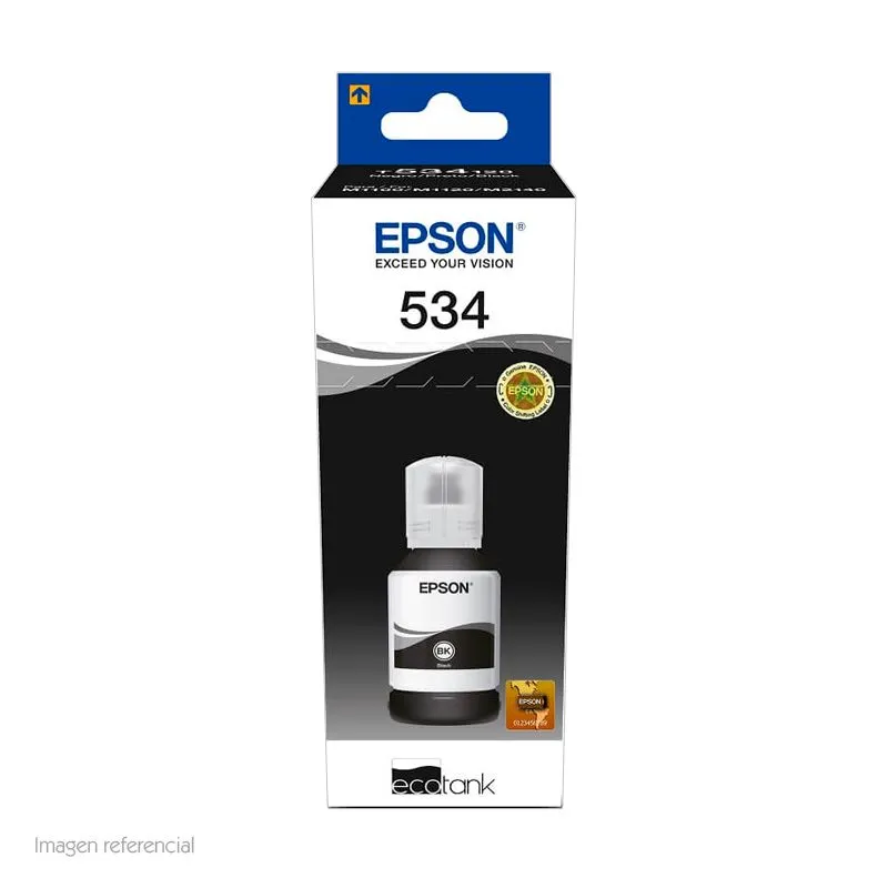 Botella de Tinta Epson 534 T534120 Negro 120ml