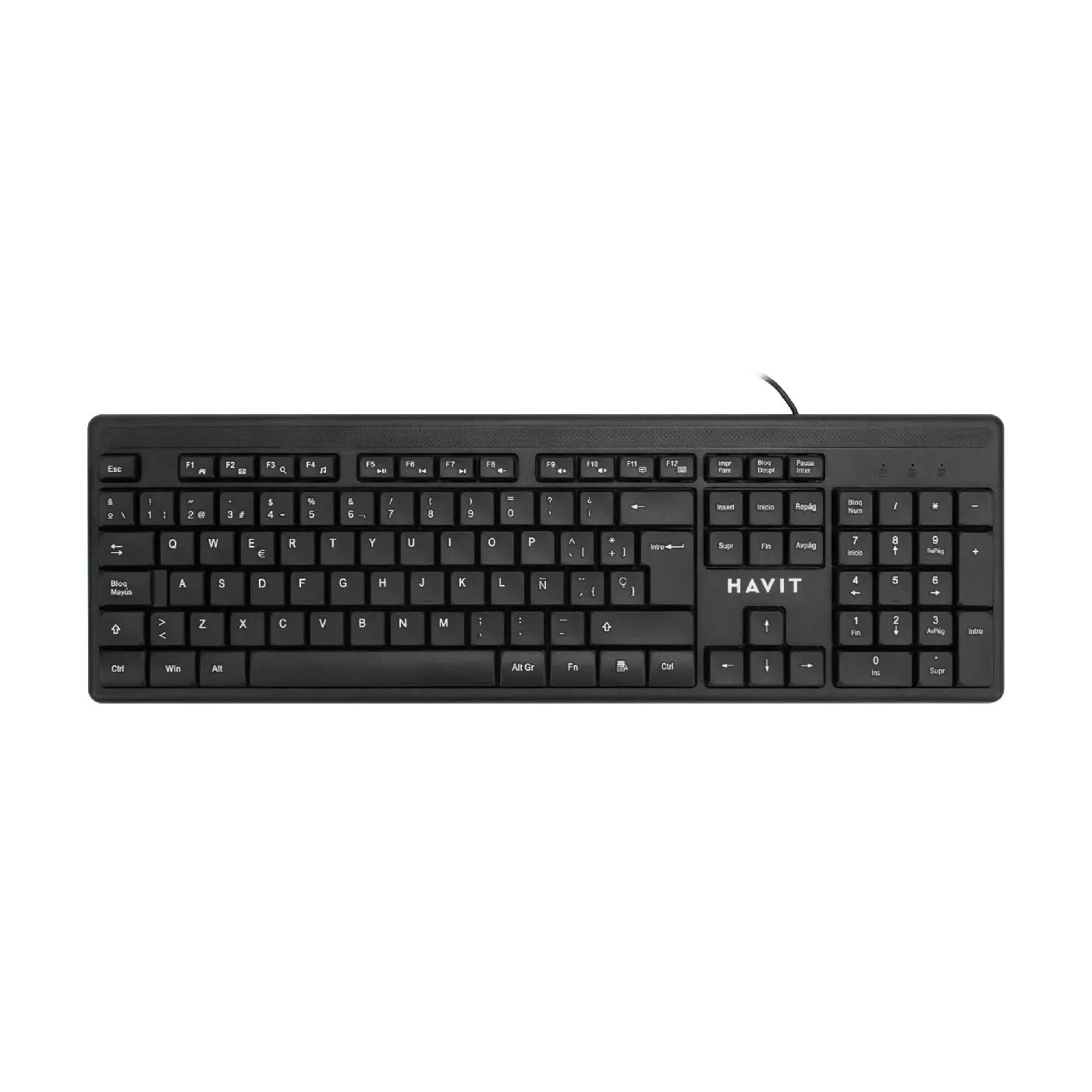 Combo Teclado y Mouse Havit KB2001CM-SP USB — foto 2