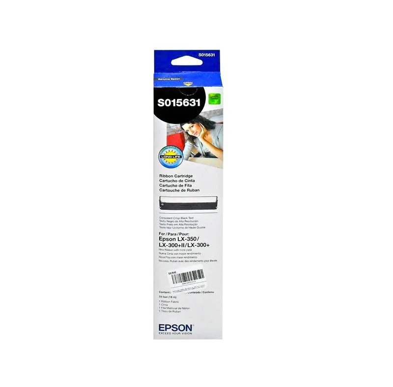 Cinta Epson S015631 Negro para LX-350
