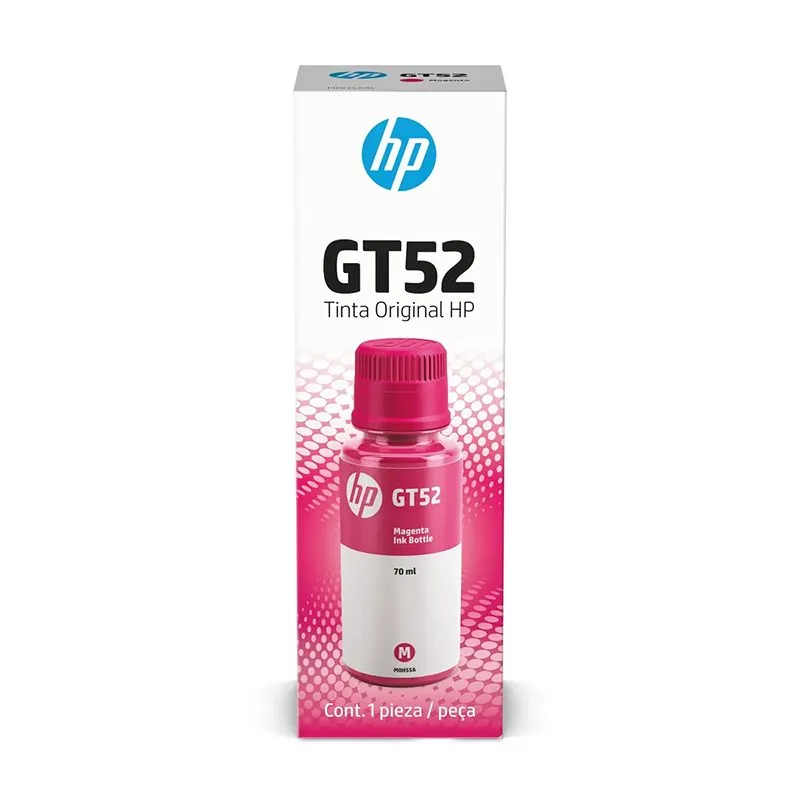 Botella de Tinta HP GT52 M0H55AL Magenta 70ml