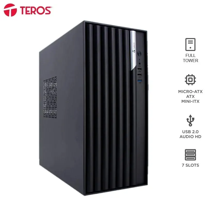 Case TEROS TE-1036S E-ATX/ATX con Fuente 250W