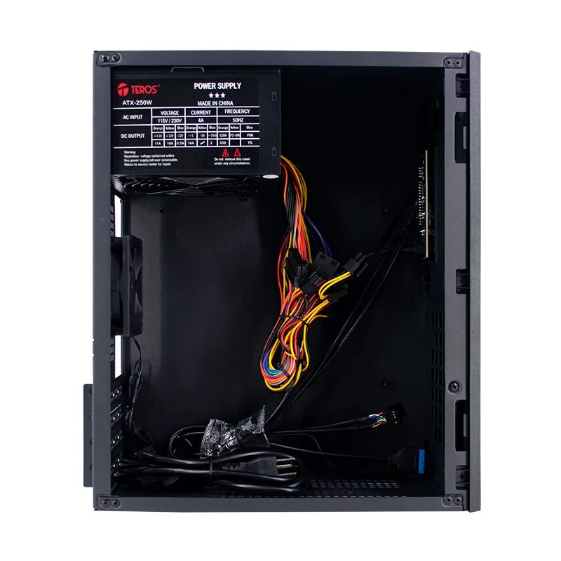 Case TEROS TE-1034S Mini Tower Micro-ATX con Fuente 250W — foto 6