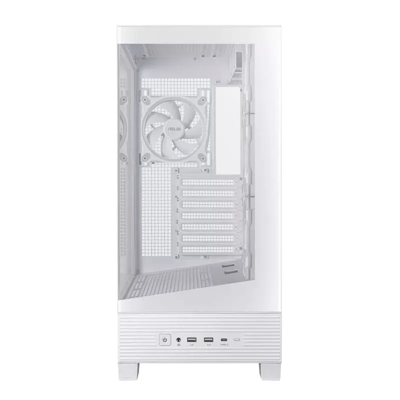 Case ASUS A31 PLUS Blanco ATX Vidrio Templado 4 Ventiladores ARGB — foto 5