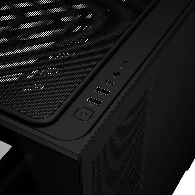 Case ASUS Prime AP202 ARGB Negro Micro-ATX Vidrio Templado 3 Ventiladores ARGB — foto 5