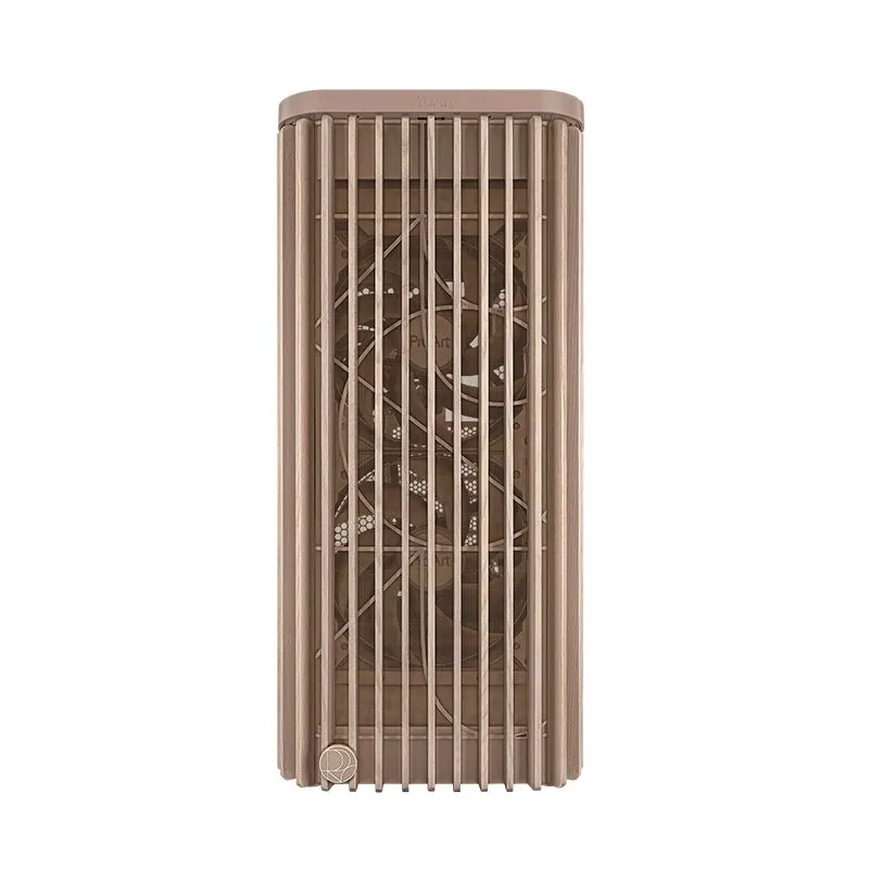 Case ASUS ProArt PA401 Wood Edition Beige ATX Vidrio Templado 3 Ventiladores — foto 2
