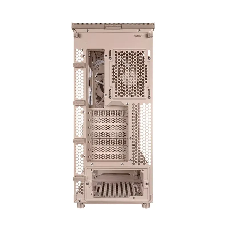 Case ASUS ProArt PA401 Wood Edition Beige ATX Vidrio Templado 3 Ventiladores — foto 4