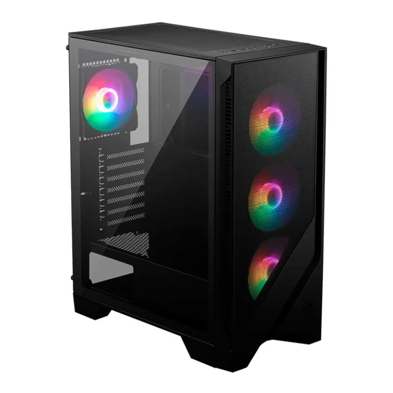 Case MSI MAG FORGE 120A AIRFLOW ATX Vidrio Templado 6 Ventiladores ARGB