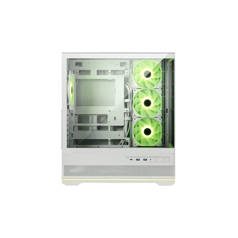 Case MSI MAG PANO 110R PZ Blanco ATX Vidrio Templado 4 Ventiladores ARGB — foto 2