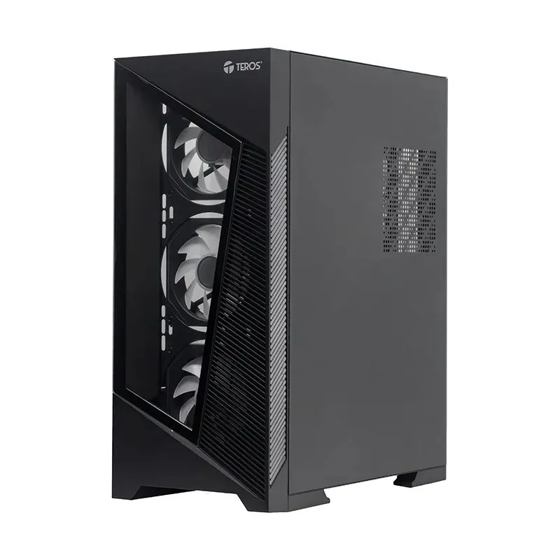 Case TEROS TE-1330G E-ATX Vidrio Templado 4 Ventiladores ARGB — foto 4