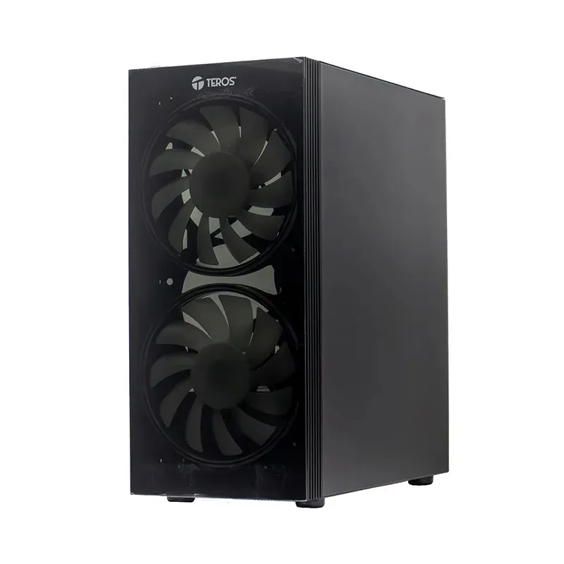 Case TEROS TE-1333G ATX Vidrio Templado 3 Ventiladores ARGB — foto 2