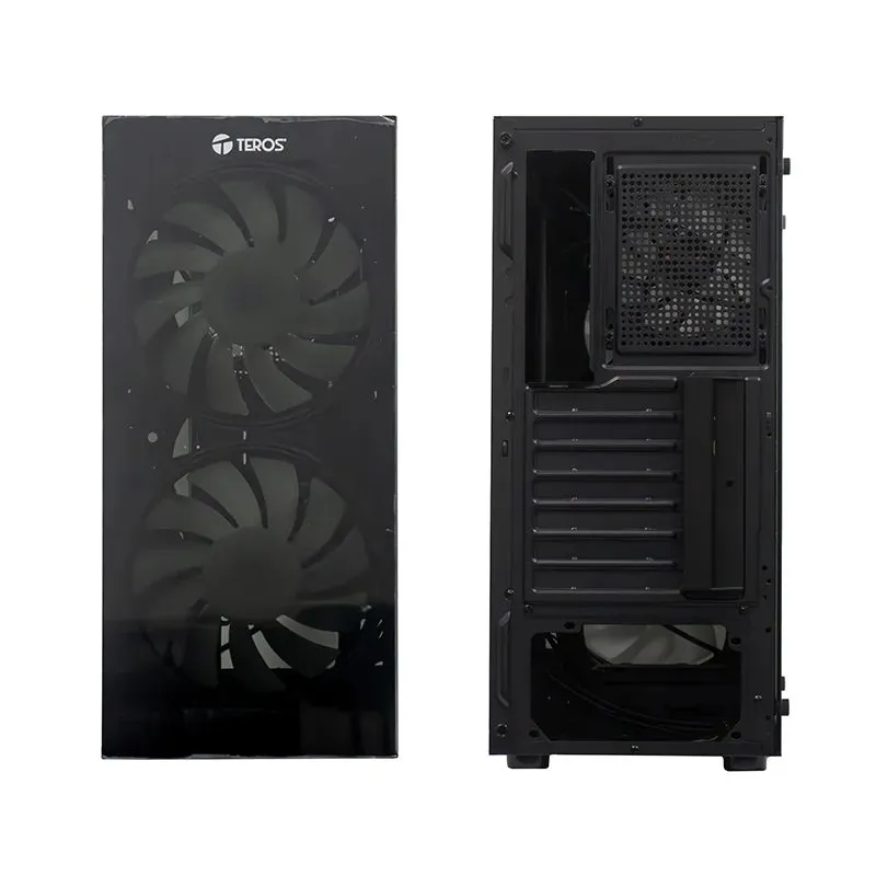 Case TEROS TE-1333G ATX Vidrio Templado 3 Ventiladores ARGB — foto 3